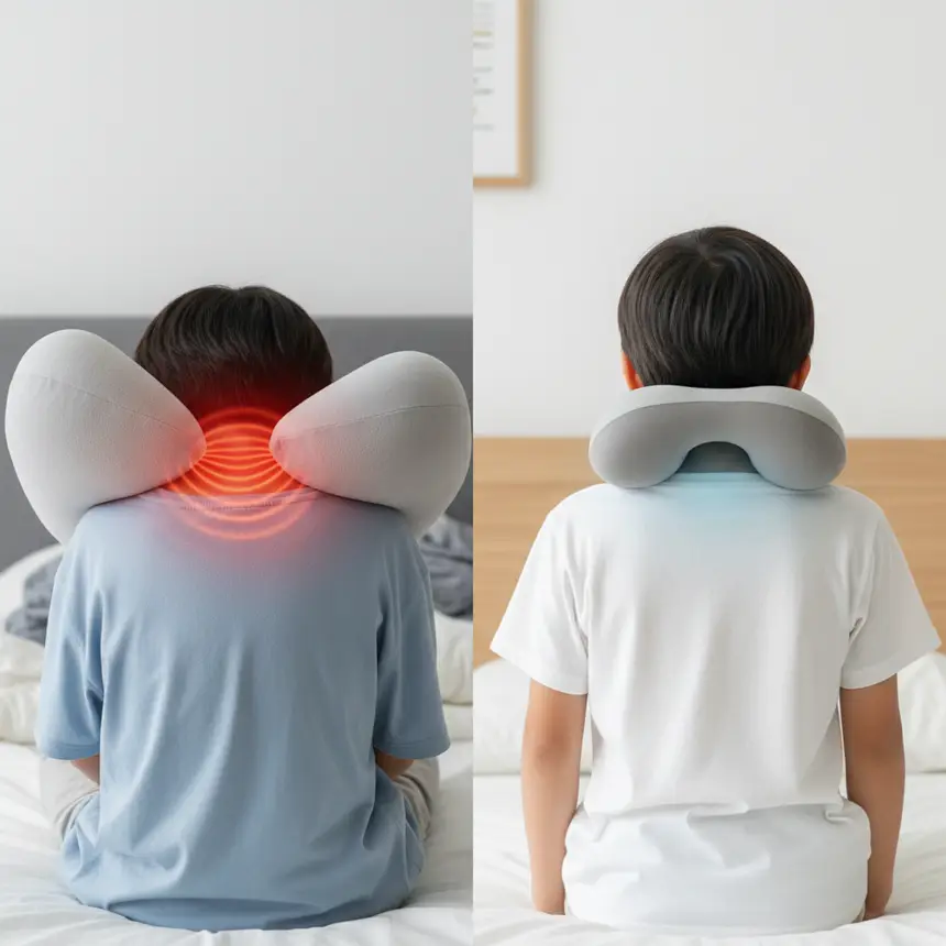 잘못된 수면 자세, 올바른 목 지지