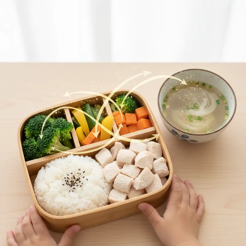 유아식 반찬 구성, 영양 흡수
