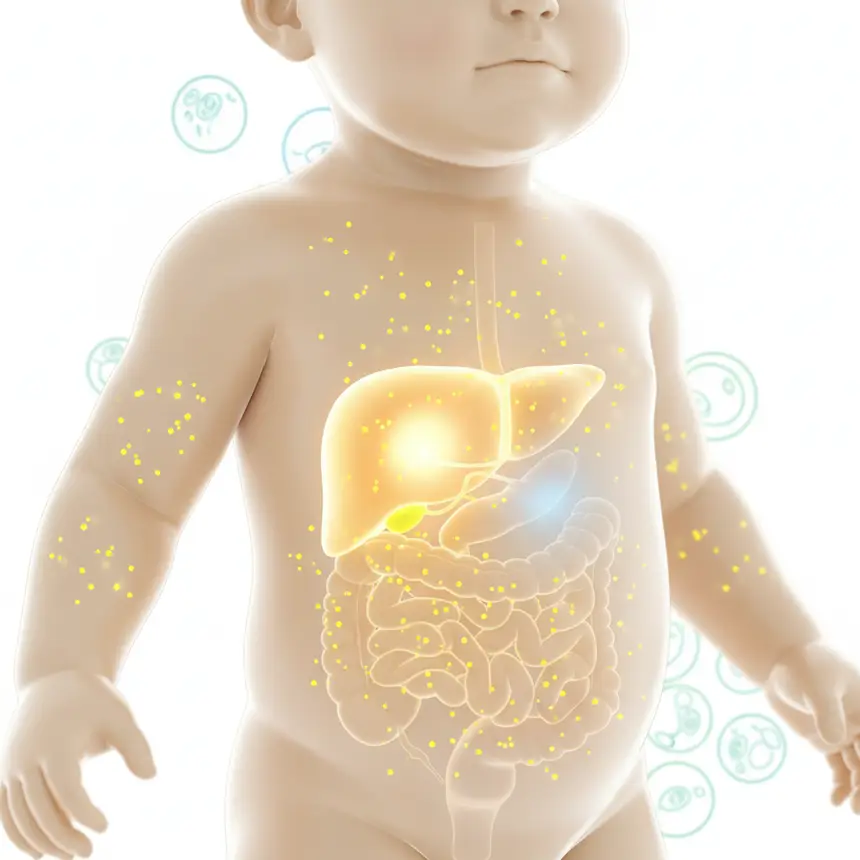 Bilirubin, infant liver function