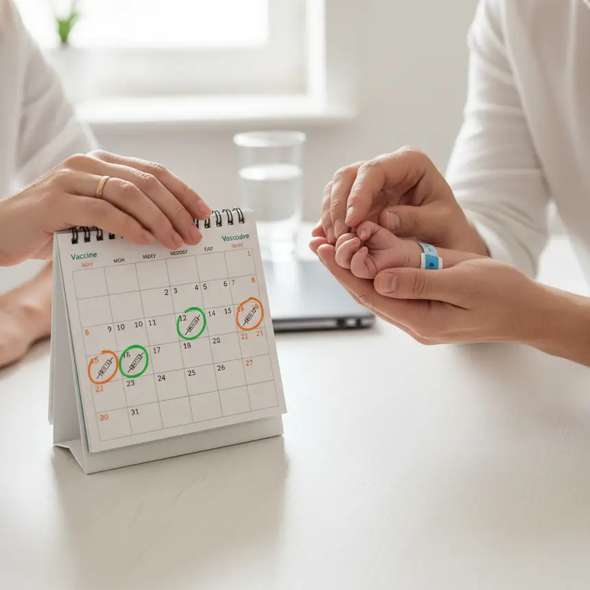 Vaccination schedule management family health