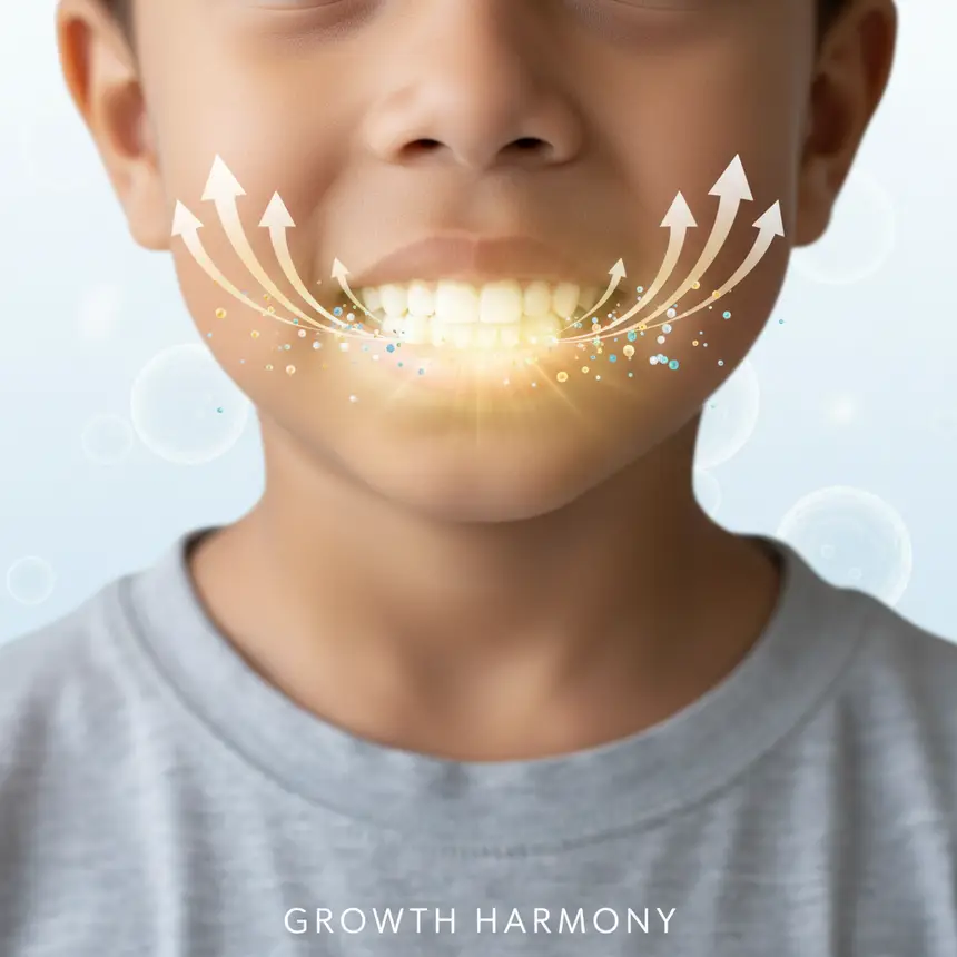 Child jaw growth management