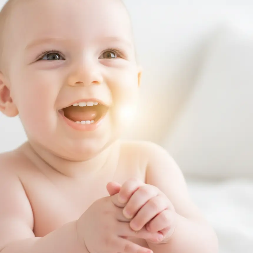 healthy baby smile
