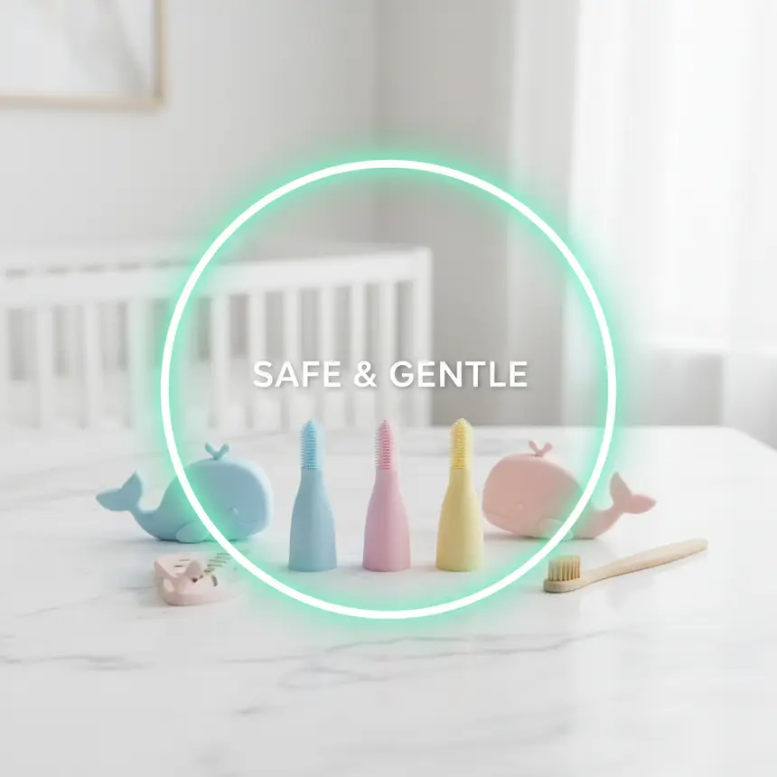Baby oral tools, safe toothbrush