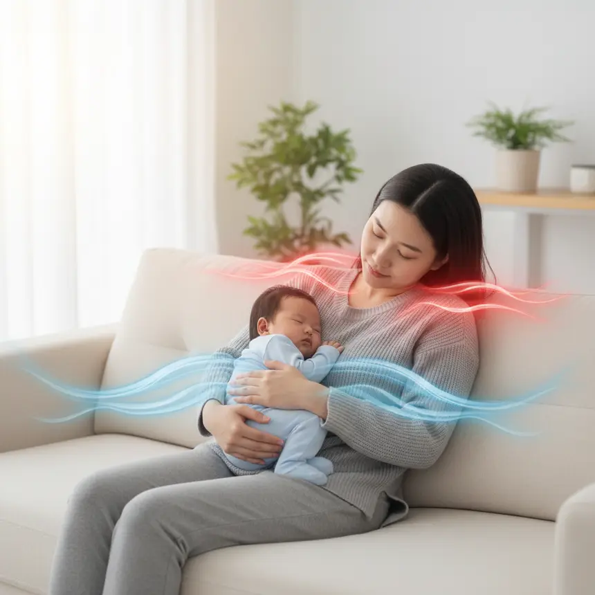 Postpartum fatigue feeding