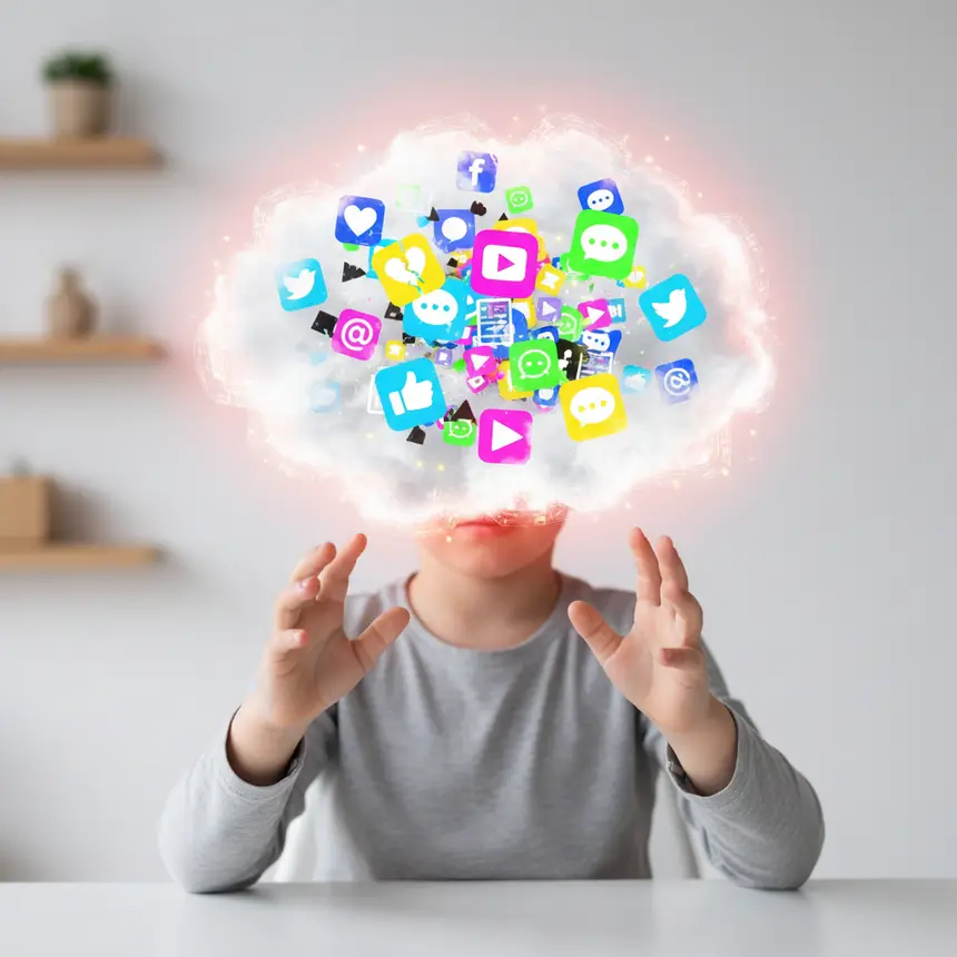 child's overwhelmed mind