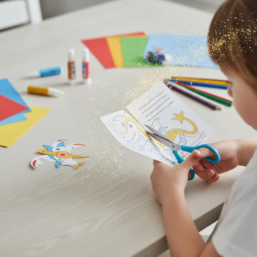 Post-reading activity fine motor skill development
