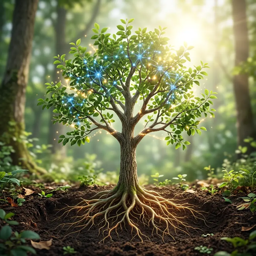 Holistic growth, tree of wisdom
