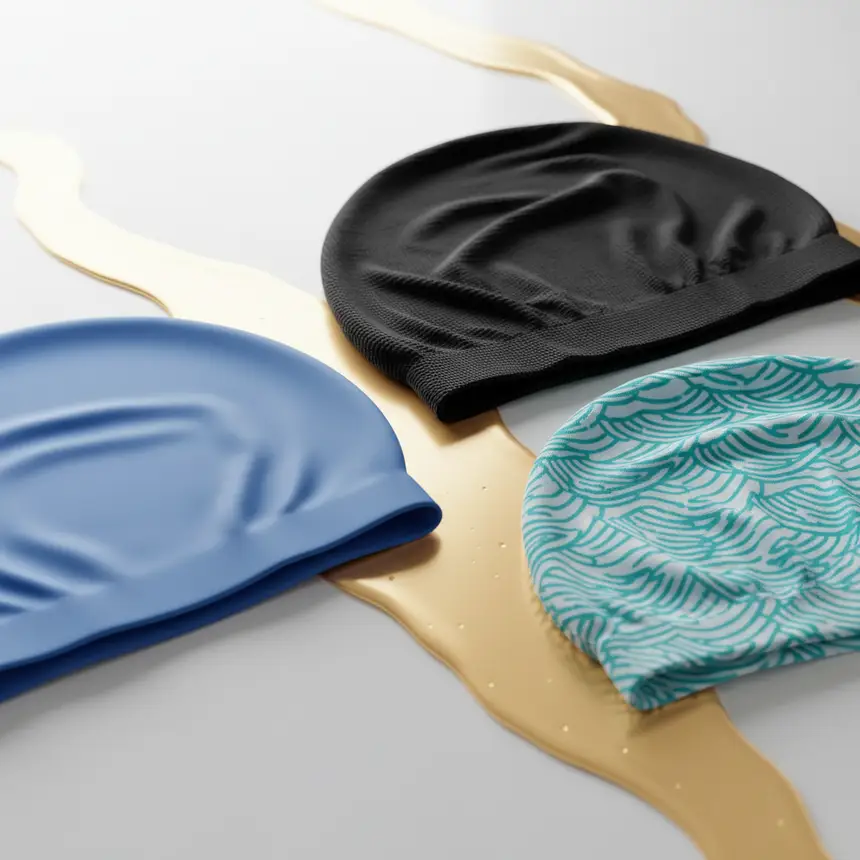 Swim cap material, comfort