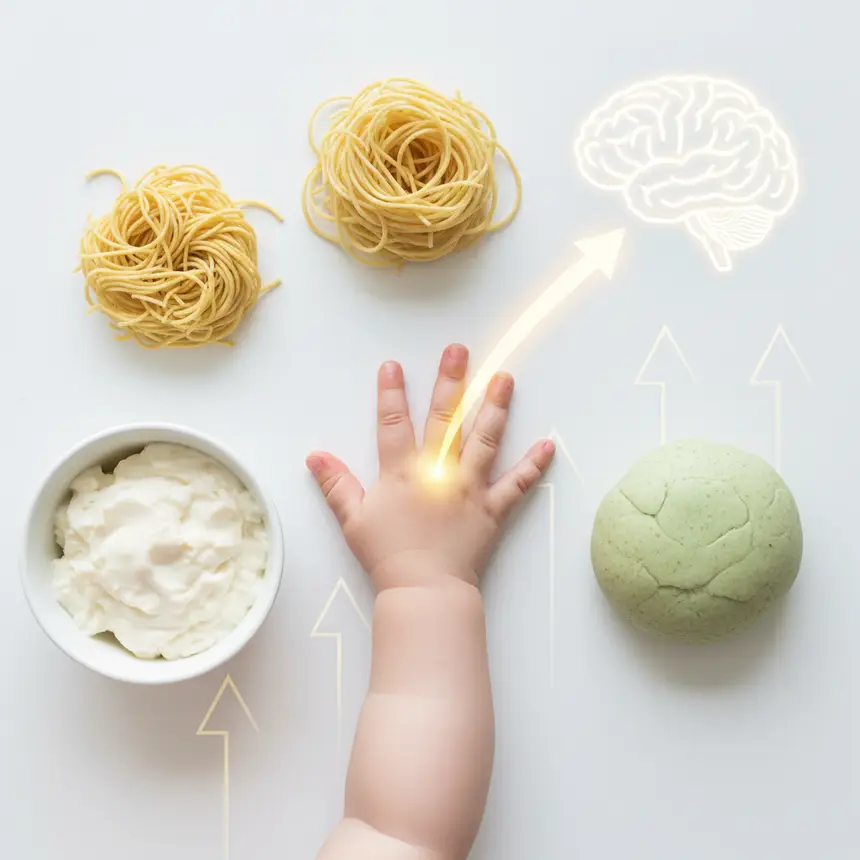 아기 촉감놀이, 오감 발달
