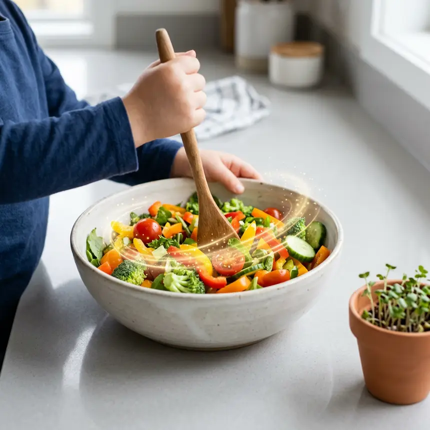 아이 요리 참여